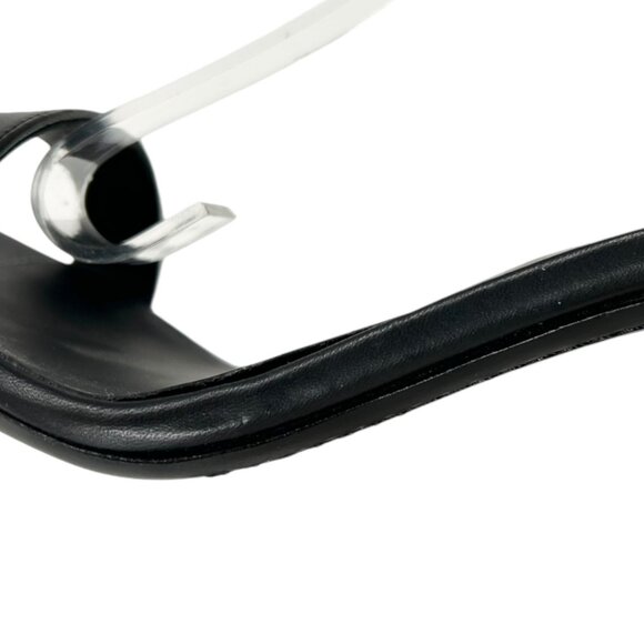 NWOB Giuseppe Zanotti Chain-Link Ring Ankle Strap Black Heeled Sandals - Picture 11 of 11